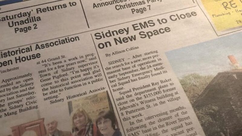 Sidney New York News